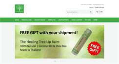 Desktop Screenshot of healingtreeproducts.com
